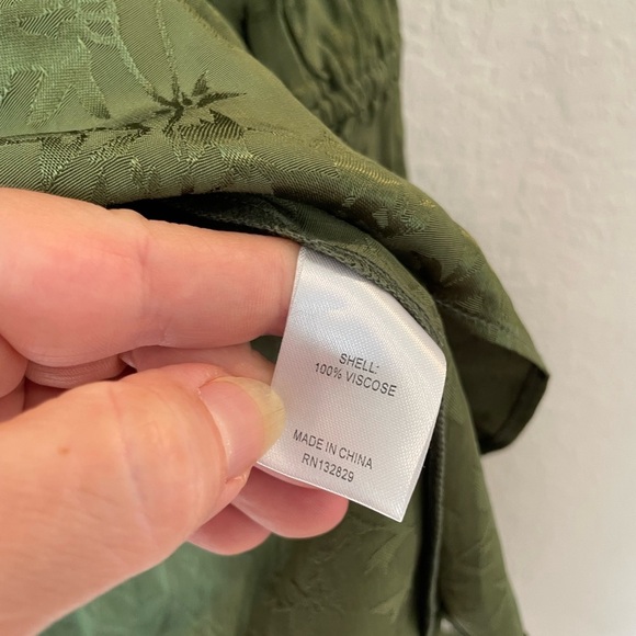 Revolve Tularosa Eloise Top in Olive Green Size Medium - Picture 7 of 8